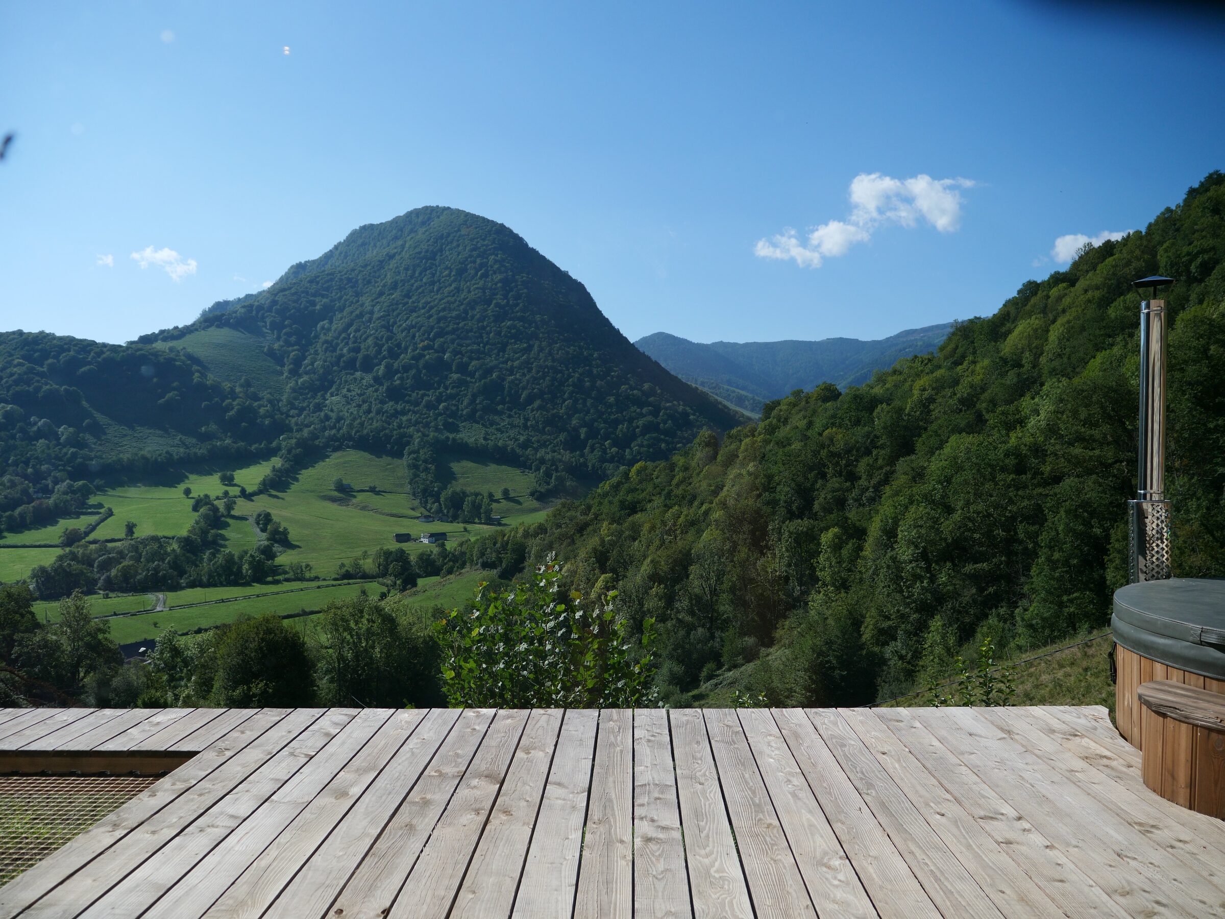 Vue depuis la terrasse