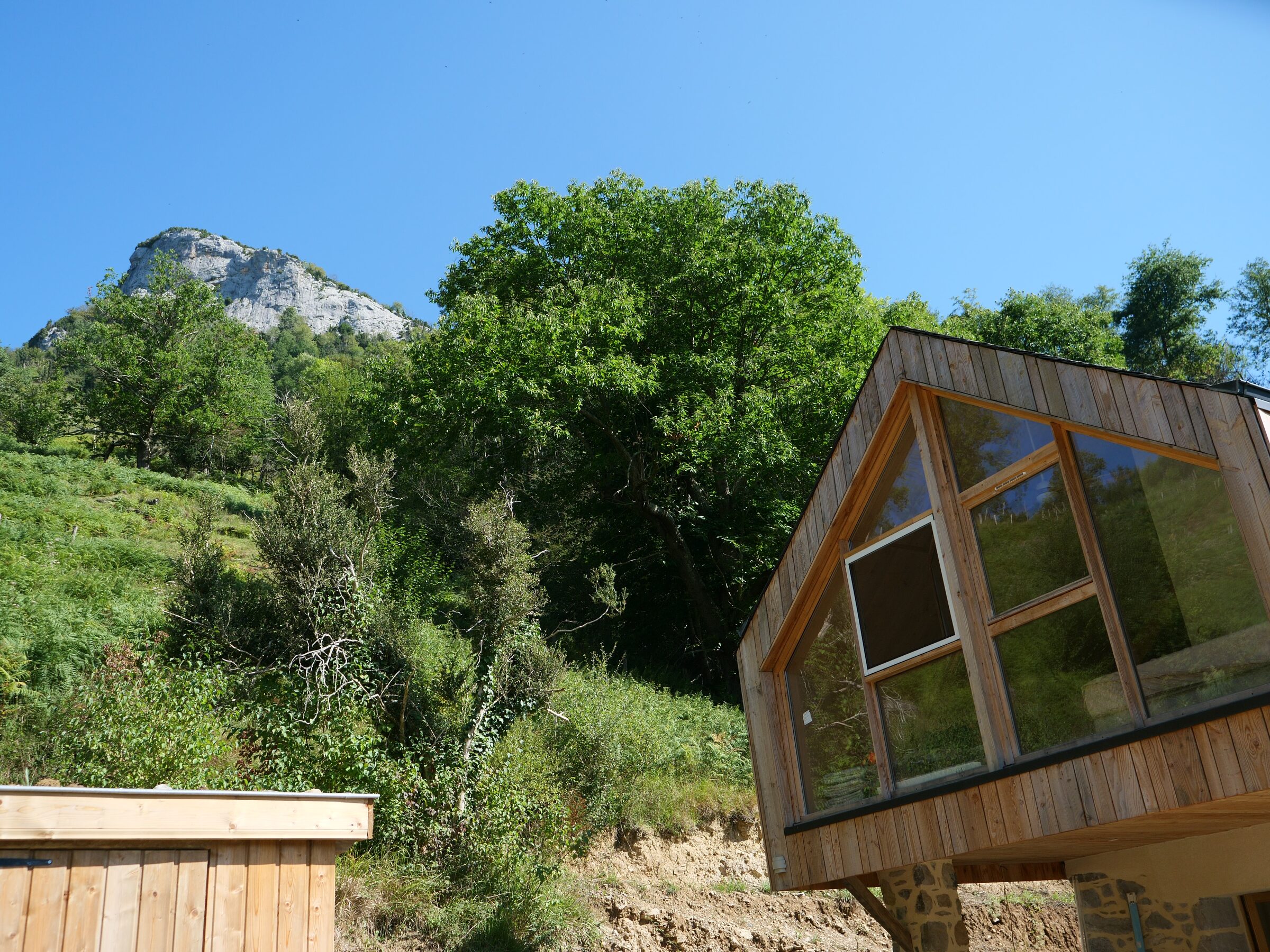 La grange dans le versant